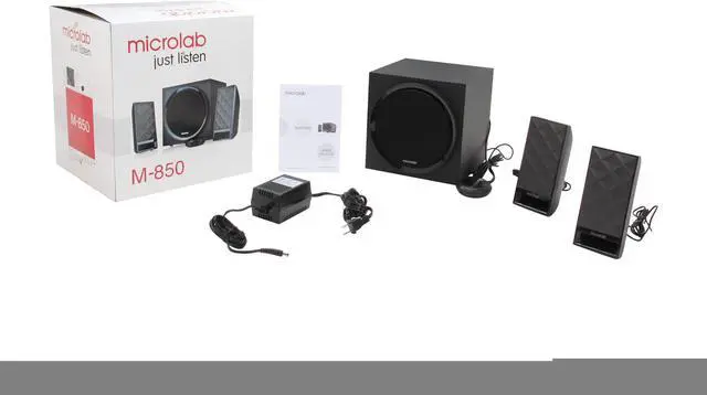 Alt view image 5 of 5 - Microlab M850 2.1 Subwoofer Speakers for PC and Multimedia Entertainment