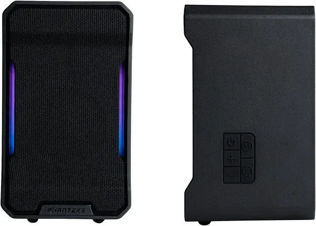 Alt view image 3 of 9 - Phanteks Evolv Sound Mini, Compact, Gaming Speaker, Digital-RGB Lighting, Black.