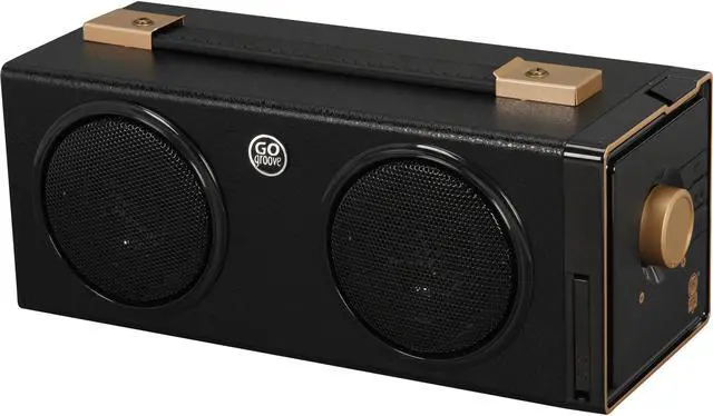 Alt view image 2 of 7 - GOgroove SonaVERSE BXL Portable Speaker Boombox with 7 Hour Rechargeable Battery, 3.5mm AUX port and Dual Drivers - Works with Apple, Samsung, LG, Sony and More Smartphones and Tablets
