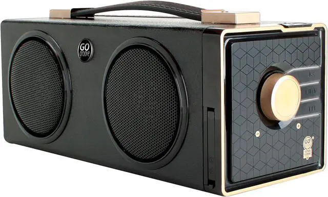 Main image of GOgroove SonaVERSE BXL Portable Speaker Boombox with 7 Hour Rechargeable Battery, 3.5mm AUX port and Dual Drivers - Works with Apple, Samsung, LG, Sony and More Smartphones and Tablets