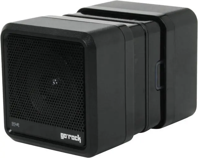Alt view image 9 of 17 - Go Rock TRMS03SR Black Bluetooth Portable 3D Surround Speakers