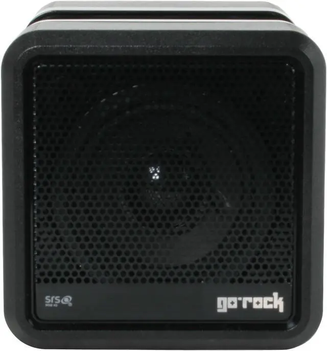 Alt view image 10 of 17 - Go Rock TRMS03SR Black Bluetooth Portable 3D Surround Speakers