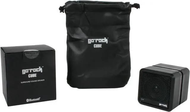 Alt view image 13 of 17 - Go Rock TRMS03SR Black Bluetooth Portable 3D Surround Speakers