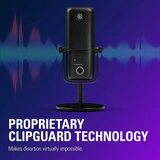 Alt view image 6 of 8 - Elgato Wave:3 - Premium Studio Quality USB Condenser Microphone for Streaming, Podcast, Gaming and Home Office, Free Mixer Software, Sound Effect Plugins, Anti-Distortion, Plug ’n Play, for Mac, PC