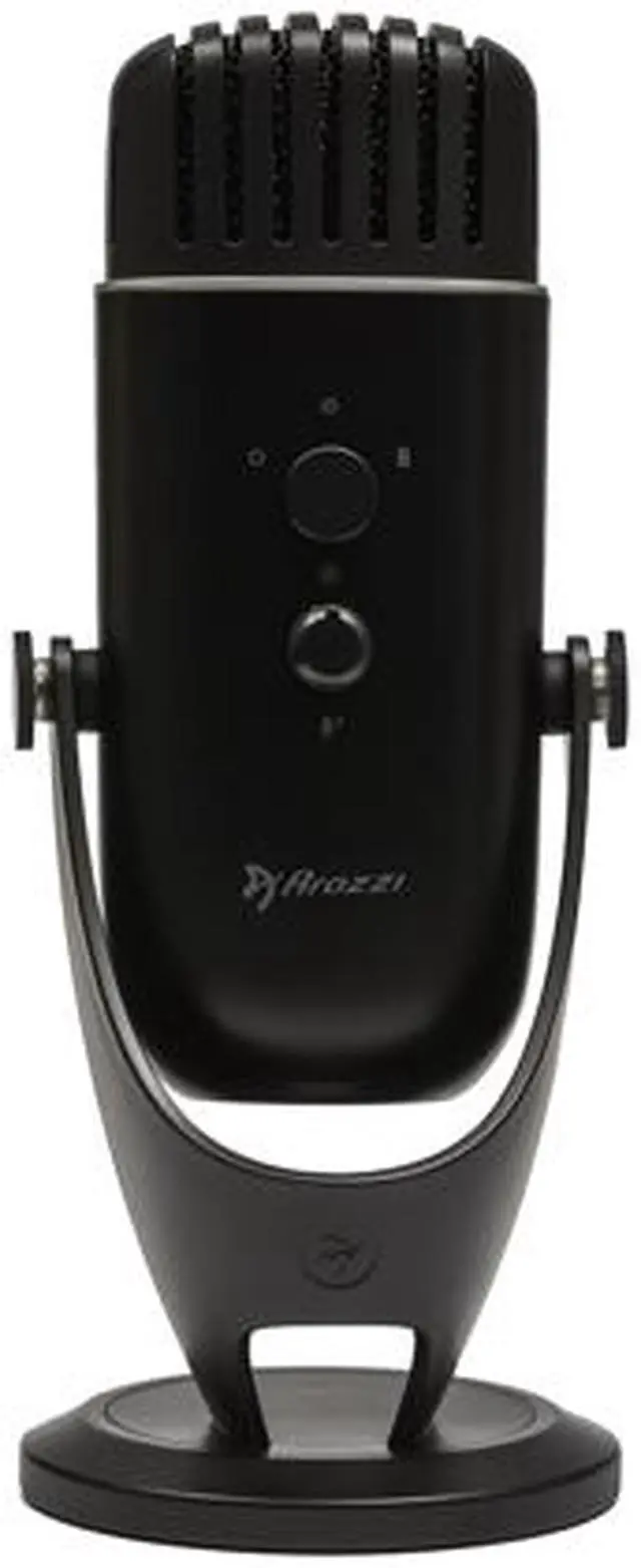 Alt view image 2 of 6 - Arozzi Colonna Black Streaming and Gaming Microphone - Studio Quality with Adjustable Patterns