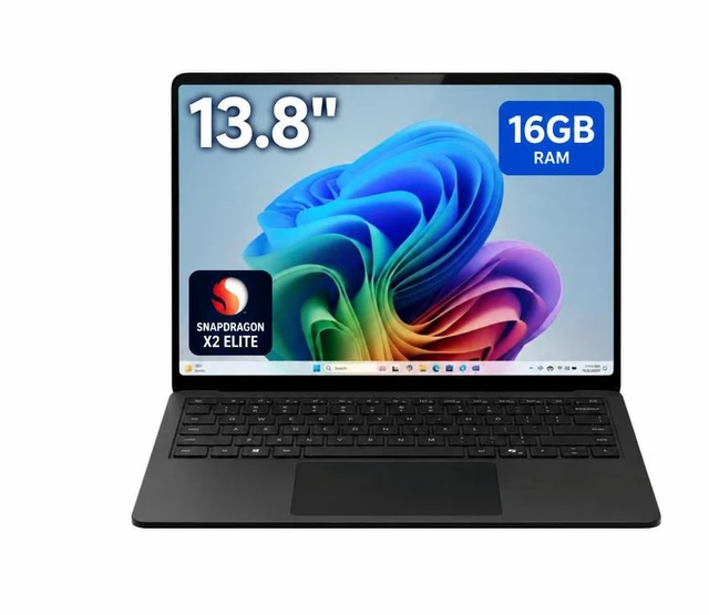 Main image of Microsoft - Surface Laptop - 13.8" 2K Touchscreen - Snapdragon X2 Elite (12 Core) 2026 - 16GB Memory - 512GB Storage - Black