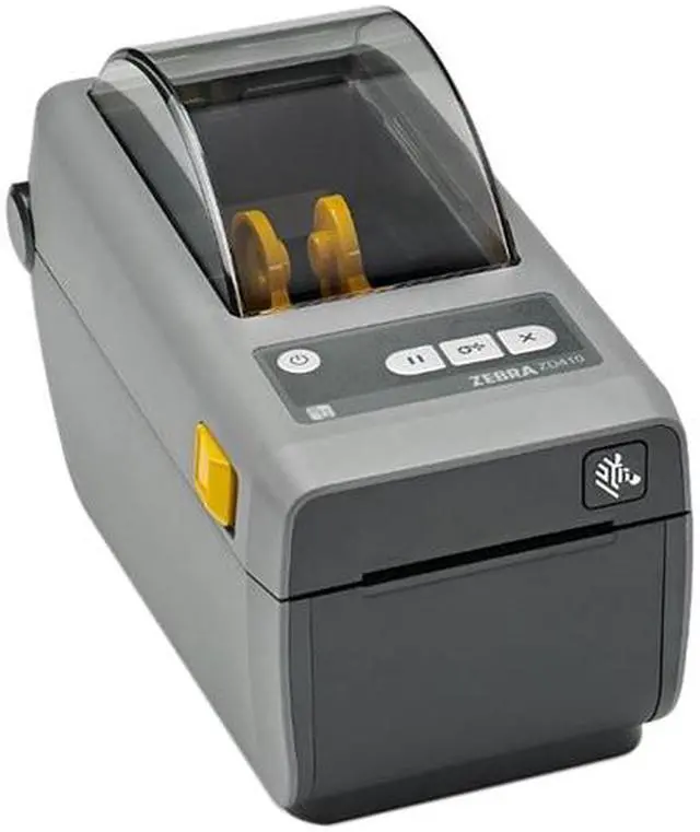 Main image of Zebra ZD410d 2" Desktop Direct Thermal Label Printer, 300 dpi, USB, USB Host, Bluetooth LE, Ethernet Module, EZPL - ZD41023-D01E00EZ