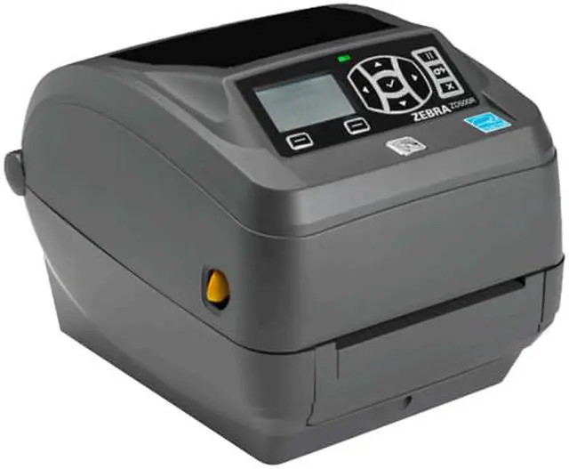Alt view image 3 of 3 - Zebra ZD500R 4" Desktop Thermal Transfer Label Printer, 300 dpi, USB, Serial, Centronics Parallel, Ethernet/802.11abgn & Bluetooth, RFID-UHF US/Canada, Dispenser (Peel) - ZD50043-T113R1FZ
