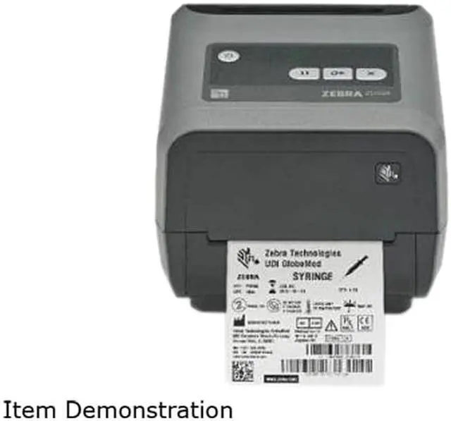Alt view image 2 of 4 - Zebra ZD420 4” Thermal Transfer Desktop Label Printer, Cartridge, 300 dpi, USB, USB Host, Bluetooth LE, 802.11ac, Bluetooth 4.0, EZPL - ZD42043-C01W01EZ