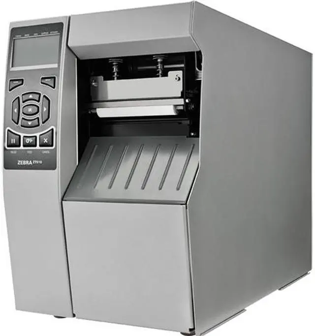 Main image of Zebra ZT510 Thermal Transfer Barcode Label Printer, Serial, USB, Gigabit Ethernet, Bluetooth LE, Wireless 802.11 AC Card: US & Canada, Tear, Mono, ZPL - ZT51043-T01A000Z