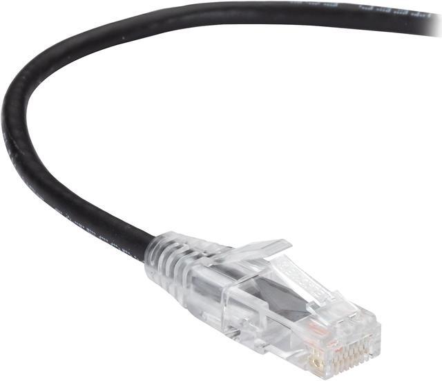 Main image of Black Box C6PC28-BK-02 Slim-Net Cat6 250 mHz 28-Awg Stranded Ethernet Patch Cable - Unshielded, PVC