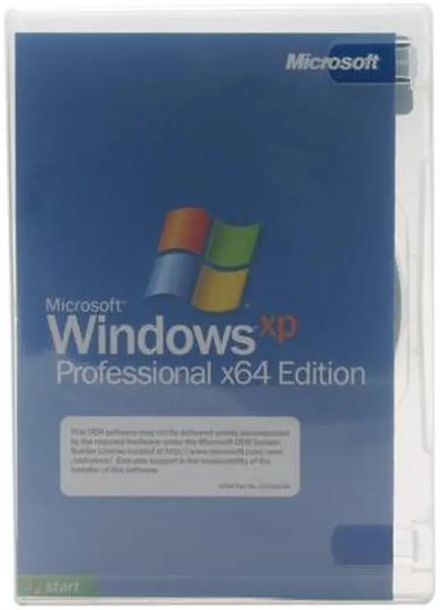 Alt view image 3 of 3 - Microsoft Windows XP Professional X64 Edition 1 package - OEM