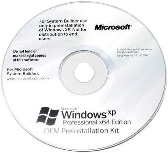 Microsoft Windows XP Professional X64 Edition 1 package