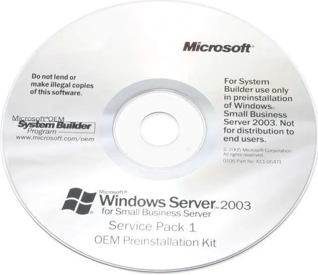 Alt view image 3 of 4 - Microsoft Windows Small Business Server 2003 Standard Edition with SP1 5 Clients - OEM