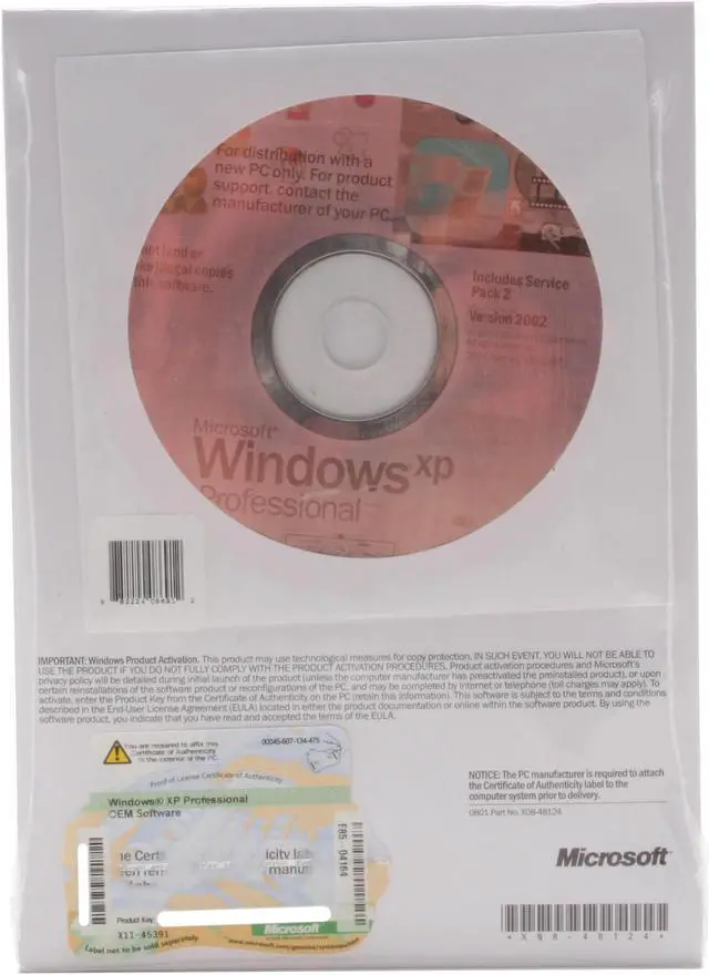 Alt view image 2 of 4 - Microsoft Windows XP Professional With SP2 3-Pack - OEM