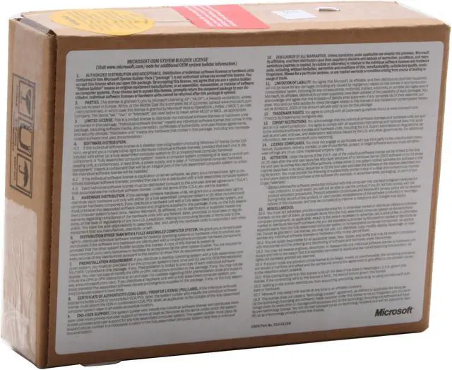 Alt view image 4 of 4 - Microsoft Windows XP Professional With SP2 3-Pack - OEM