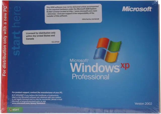 Main image of Microsoft Windows XP Professional With SP2 30-Pack - OEM