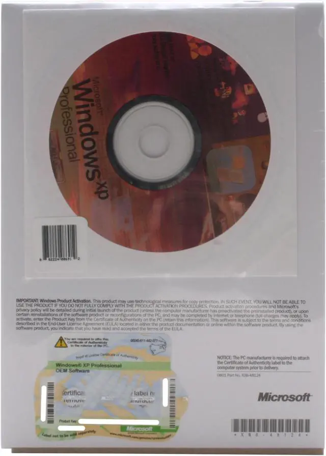 Alt view image 2 of 2 - Microsoft Windows XP Professional With SP2 30-Pack - OEM