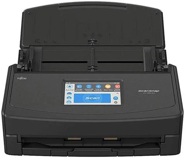 Alt view image 4 of 6 - Fujitsu ScanSnap iX1500 Touch Screen Scanner For PC and MAC Black (PA03770-B105)