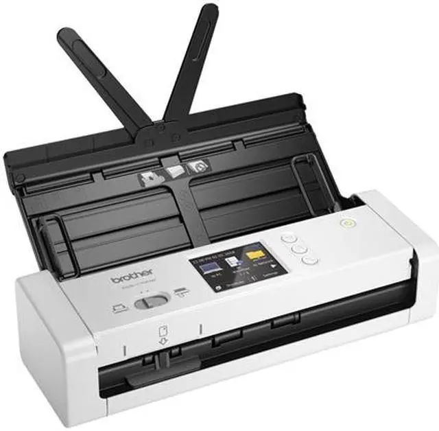 Alt view image 4 of 6 - Brother ADS-1700W Wireless Compact Desktop Scanner - 48-bit Color - 25 ppm (Mono) - 25 ppm (Color) - Duplex Scanning - USB