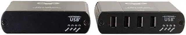 Alt view image 2 of 5 - C2g 4-Port Usb 2.0 Over Cat5 Extender