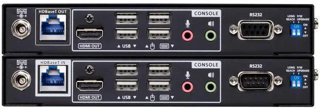 Alt view image 2 of 2 - Aten USB True 4K HDMI HDBaseT 3.0 KVM Extender - 4K@100m - CE840