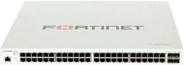 Main image of Fortinet FS-248E-FPOE Fortiswitch 248E-Fpoe - Switch - L3 - Managed - 48 X 10/100/1000 (Poe+) + 4 X Gigabit Sfp - Rack-Mountable - Poe+ (740 W)