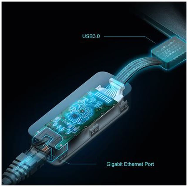 Alt view image 4 of 8 - TP-Link USB to Ethernet Adapter (UE305), Foldable USB 3.0 to Gigabit Ethernet LAN Network Adapter, Supports Windows,Linux, Apple MacBook, Surface, Compatible with Nintendo Switch
