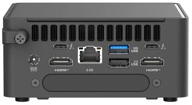 Alt view image 4 of 5 - Asus NUC 15 Pro Tall System Mini PC - No OS - Intel Core Ultra 7 255H - 32GB DDR5 - 1TB SSD - Wi-Fi 7 - BT 5.4 - RNUC15CRHU70890U