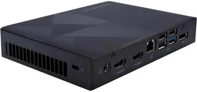 Alt view image 3 of 3 - GIGABYTE BRIX GB-BNIP-N100-BW Black Ultra PC Kit (barebone Mini PC) with 12th Gen Intel® Processor N100 - Memory and Storage Sold Separately