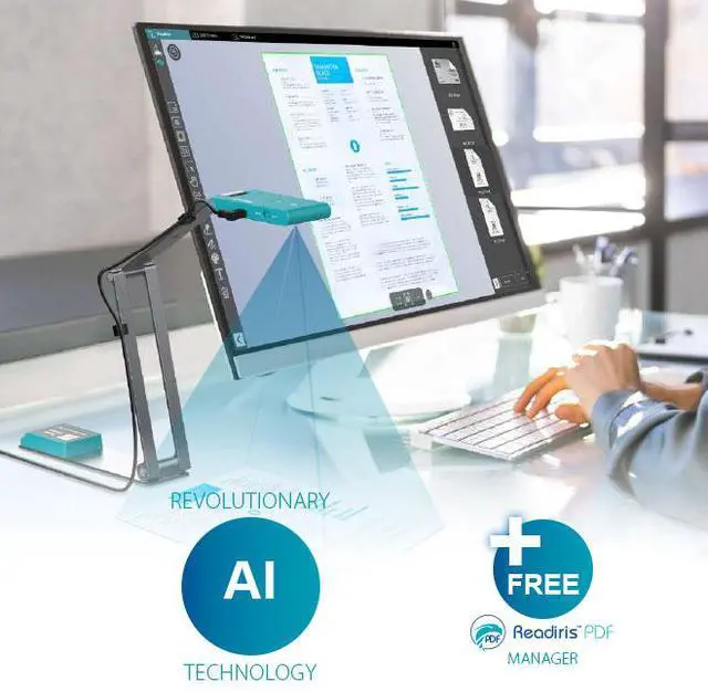 Alt view image 4 of 4 - IRIS IRIScan Visualizer 7 All-in-One Document Camera