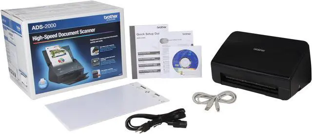 Alt view image 7 of 7 - Brother ImageCenter ADS-2000 1200 x 1200 dpi Duplex High Speed Desktop Document Scanner