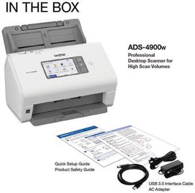 Alt view image 4 of 4 - Brother ADS-4900W Professional Desktop Scanner
