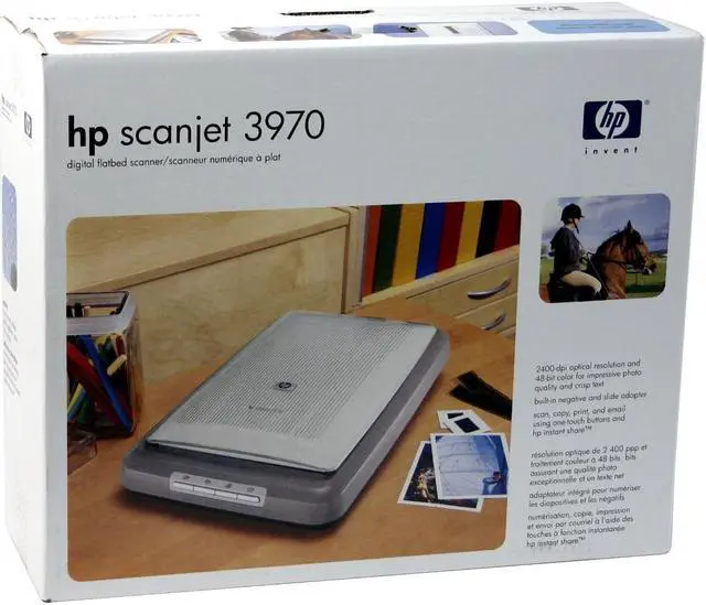 Alt view image 5 of 5 - HP Scanjet 3970 Q3191A 2400 x 2400dpi 48bit USB Interface Flatbed Scanner