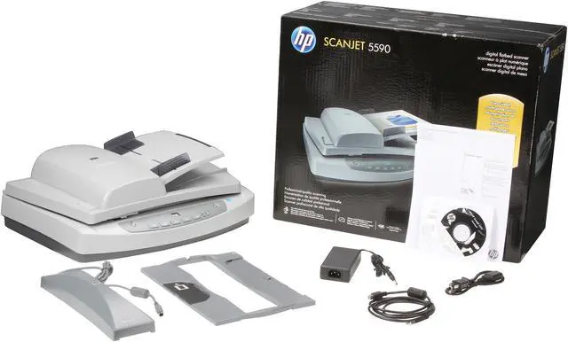 Alt view image 13 of 13 - HP Scanjet 5590 (L1910A#B1H) Duplex 2400 x 2400dpi USB Flatbed Scanner