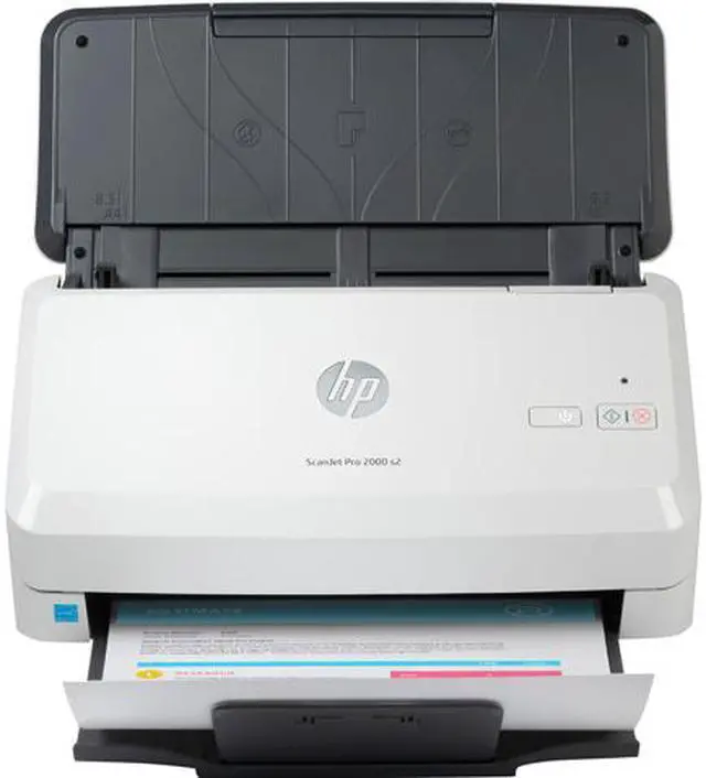 Main image of HP ScanJet Pro 2000 s2 6FW06A#BGJ 24-bit (external), 48-bit (internal) CMOS CIS 600 dpi Sheet Fed Document Scanner