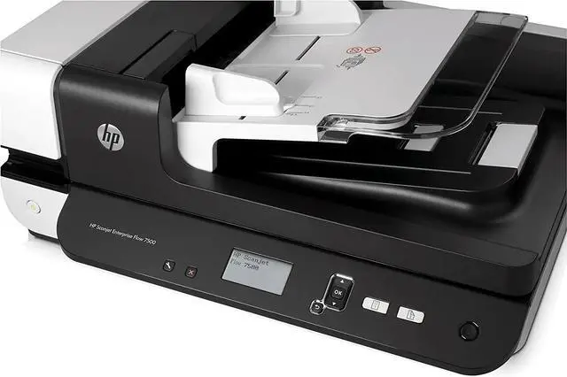 Alt view image 5 of 6 - HP ScanJet Enterprise Flow 7500 Flatbed Scanner