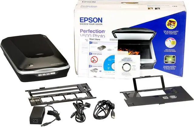 Alt view image 7 of 7 - EPSON Perfection V500 Photo B11B189011   Film & Photo Flatbed Color Scanner