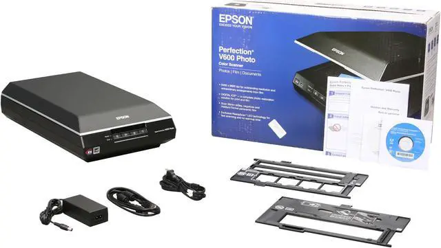 Alt view image 10 of 10 - Epson Perfection V600 Photo Scanner