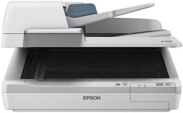 Alt view image 3 of 8 - EPSON WorkForce DS-70000 (B11B204321) Input: 16 bit / pixel / color Output: 8 bit / pixel / color CCD 600 dpi Duplex Document Scanner
