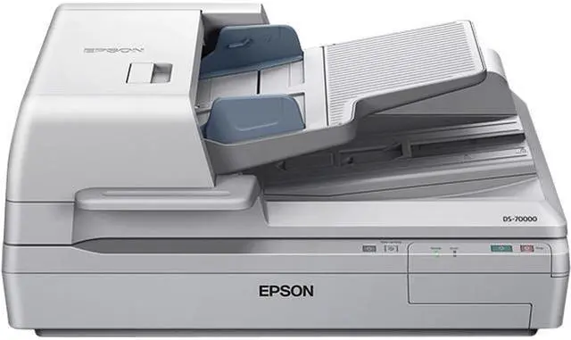 Main image of EPSON WorkForce DS-70000 (B11B204321) Input: 16 bit / pixel / color Output: 8 bit / pixel / color CCD 600 dpi Duplex Document Scanner