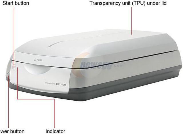 Alt view image 4 of 9 - EPSON Perfection 4990 B11B175012 4800 x 4800dpi 48bit Hi-Speed USB 2.0, IEEE 1394 (FireWire) Interface Flatbed Scanner