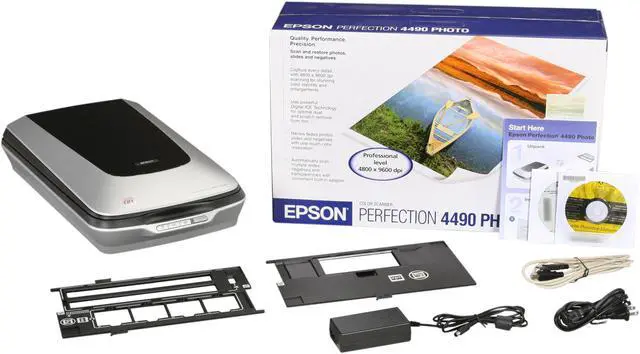 Alt view image 7 of 7 - EPSON Perfection 4490 B11B176011 4800 x 4800dpi 48bit USB 2.0 Interface Flatbed Scanner