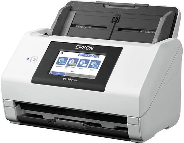 Alt view image 2 of 2 - EPSON DS-790WN (B11B265201) 30-bit Internal/24-bit Externa Color CIS 600 dpi Sheet-fed, 1-pass, Duplex Color Scanner Wireless Network Colour Document Scanner
