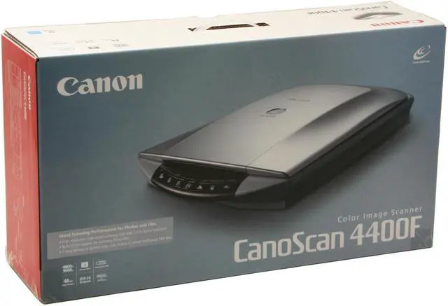Alt view image 12 of 12 - Canon 4400F 4800 x 9600dpi 48bit USB 2.0 Hi-Speed Interface Flatbed Scanner