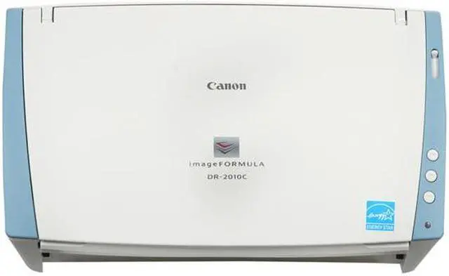 Alt view image 6 of 8 - Canon DR-2010C 2454B002 24 bit CMOS 600 dpi Sheet Fed Scanner