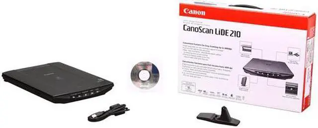 Alt view image 6 of 6 - Canon CanoScan LiDE210 4800 x 4800dpi 48bit USB Interface Flatbed Scanner