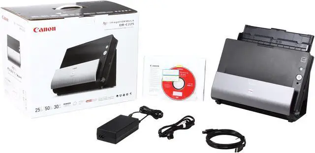 Alt view image 8 of 8 - Canon imageFORMULA DR-C225 (9706B002) Sheet Fed Document Scanner
