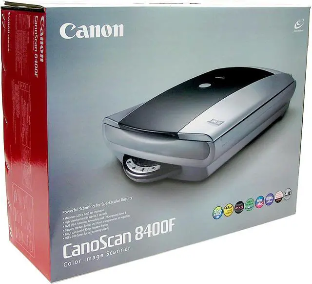 Alt view image 7 of 7 - Canon CanoScan 8400F 3200 dpi 48bit USB Interface Flatbed Scanner