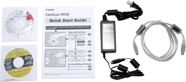 Alt view image 15 of 16 - Canon CanoSCAN 9950F 4800 dpi Color: 48-bit internal/48-bit external USB 2.0 Hi-Speed (cable included); FireWire (Mac only, cable not included) Interface Flatbed Scanner